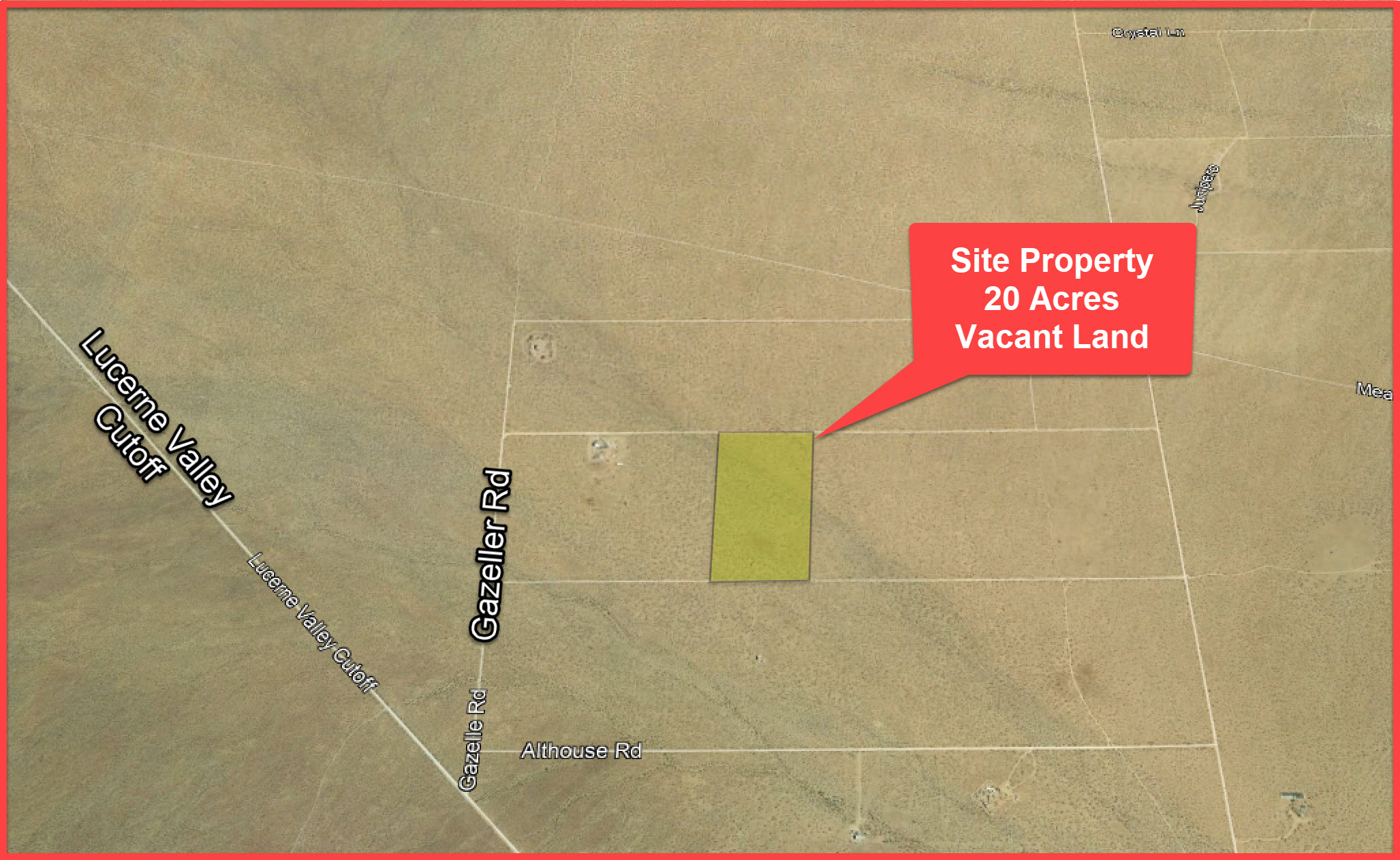 20 Acres Vacant Land, Lucerne Valley