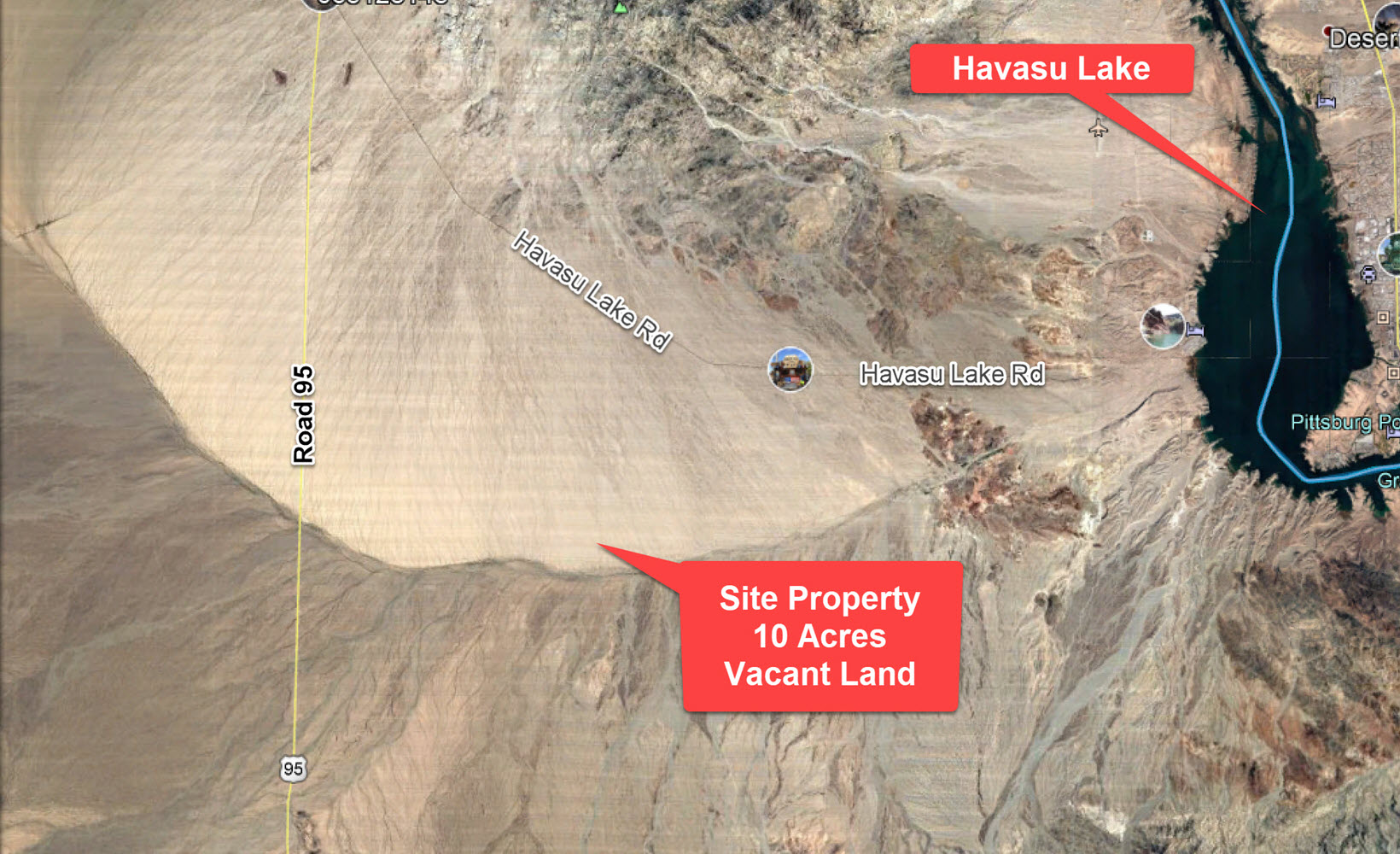10 Acres, Vidal area, San Bernardino County, CA