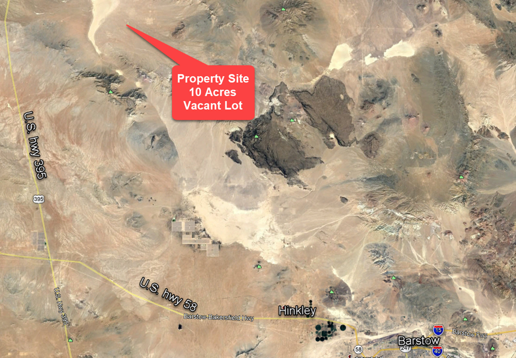 10 Acres in Atolia near Grass Valley Wilderness Area