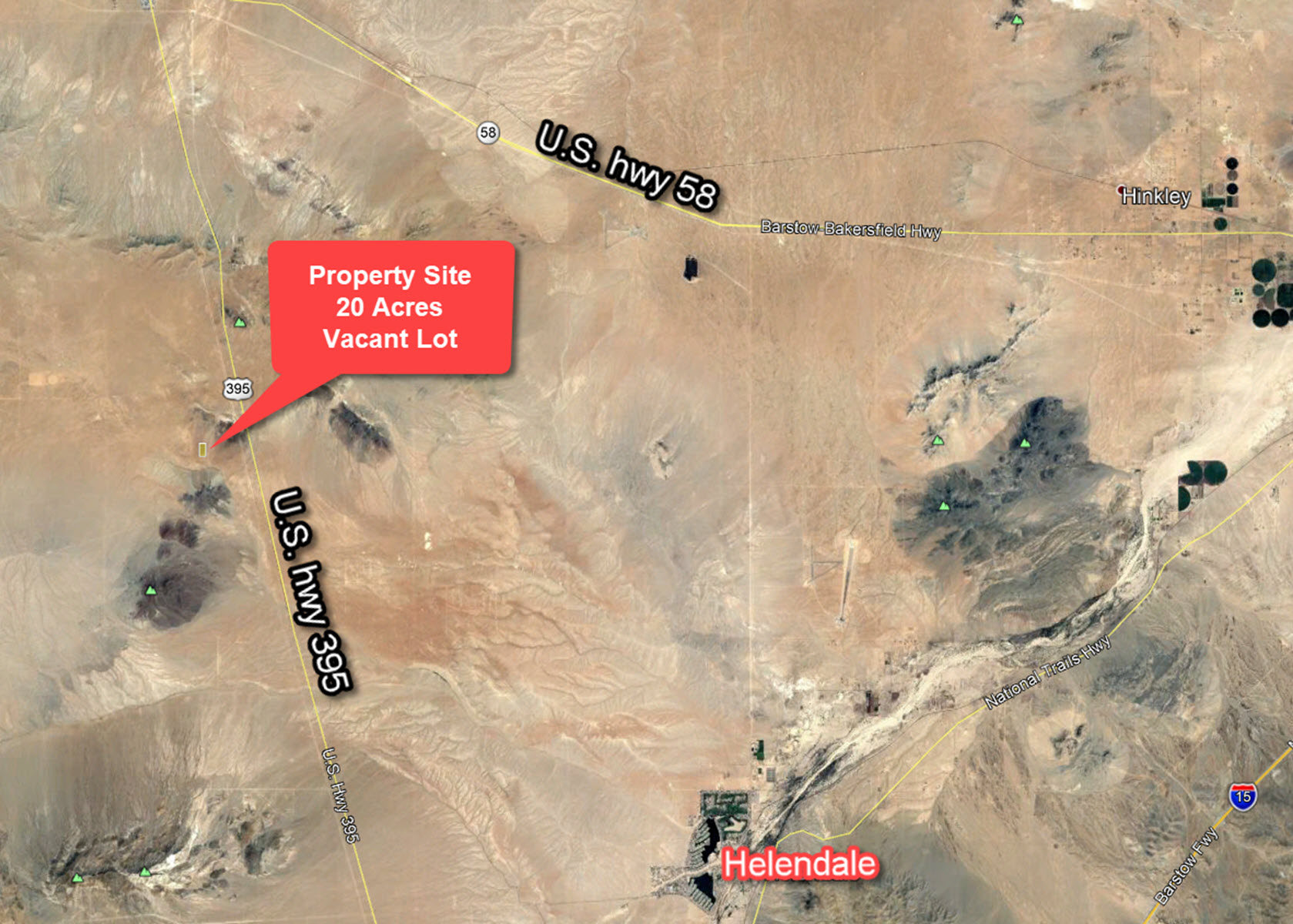 20 beautiful desert acres, Kramer Junction