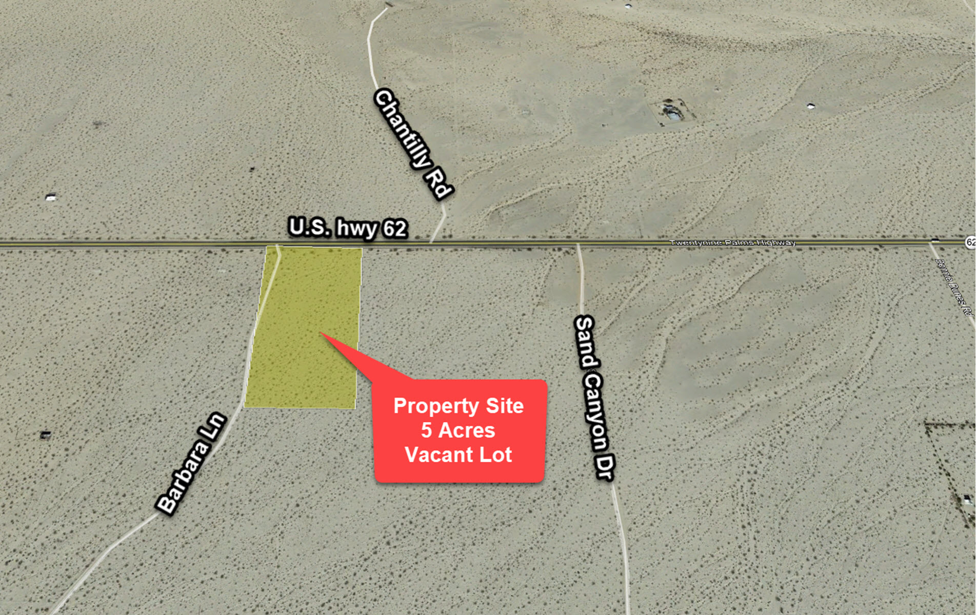 5 acres in Twentynine Palms