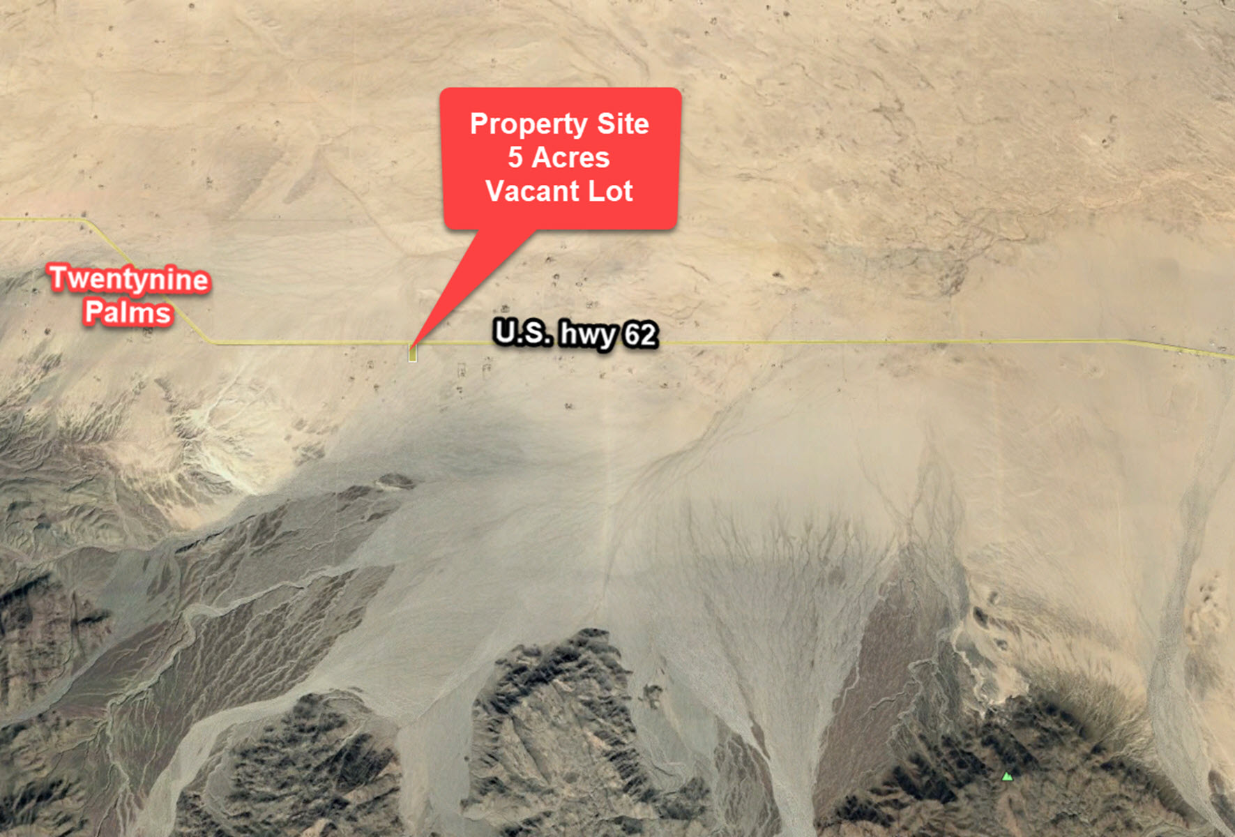 5 acres in Twentynine Palms