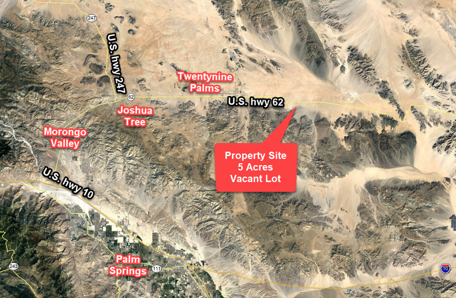 5 acres in Twentynine Palms