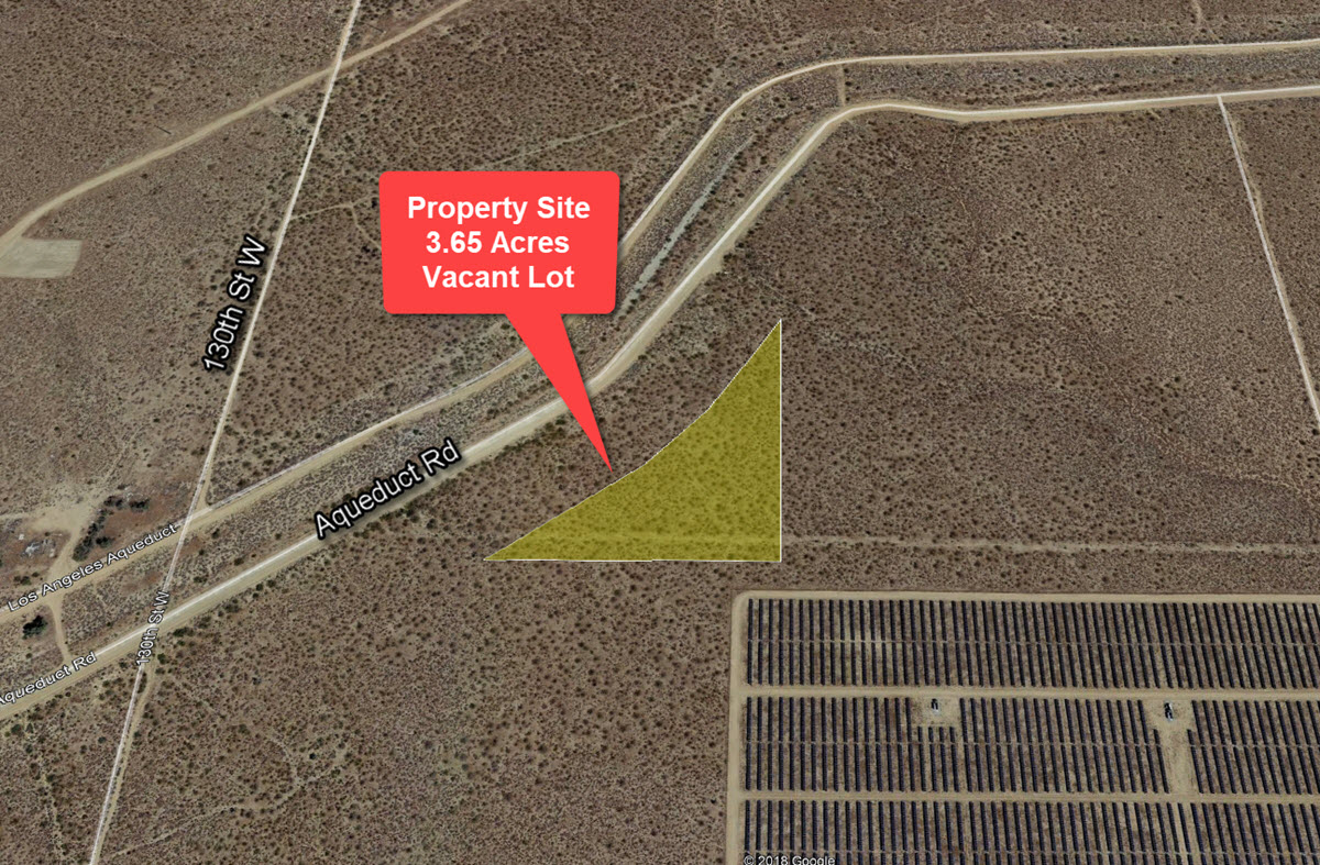 3.65 acre land in Rosamond near a huge Solar Plant