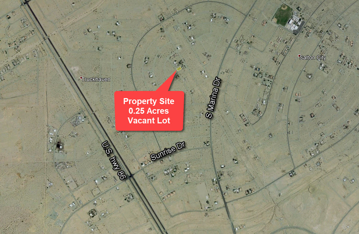 0.25 Acres in Salton City near the Salton Sea