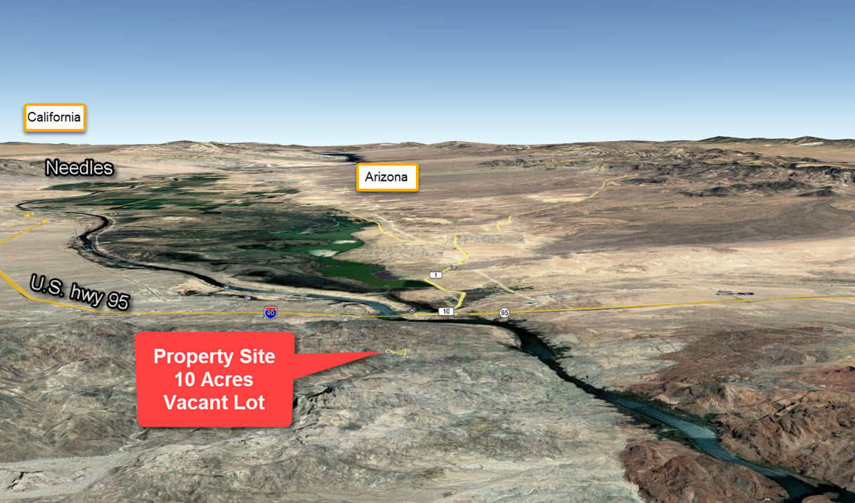 10 Acres in Needles, close to Colorado river and Havasu Lake