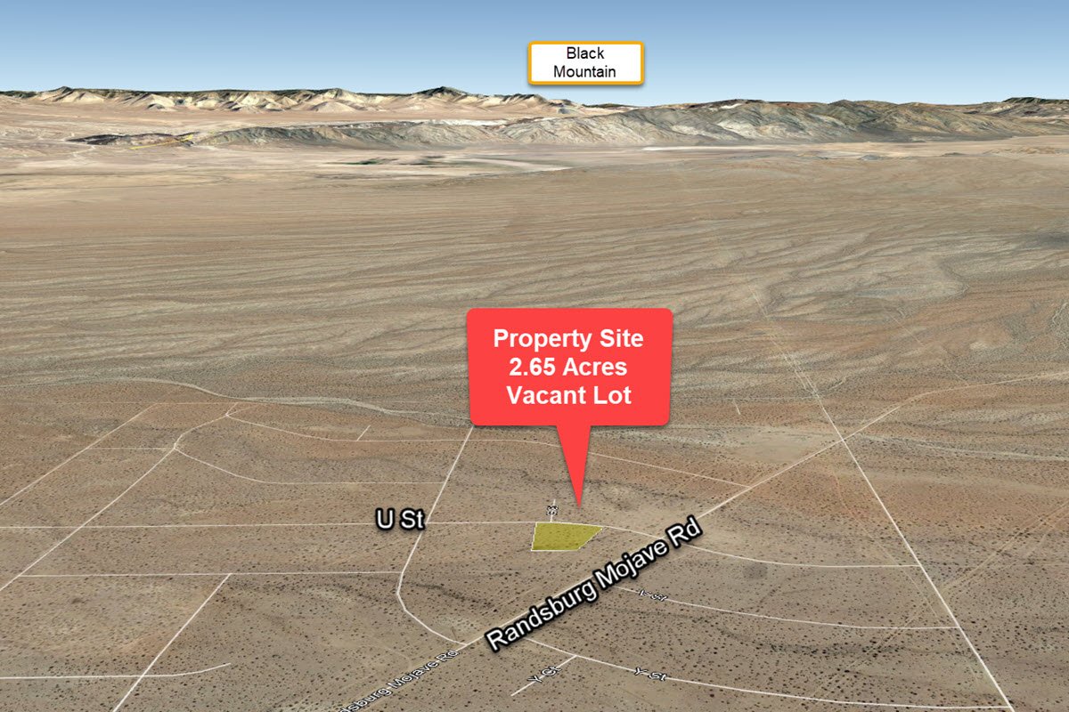 2.65 Acres Northeast California City