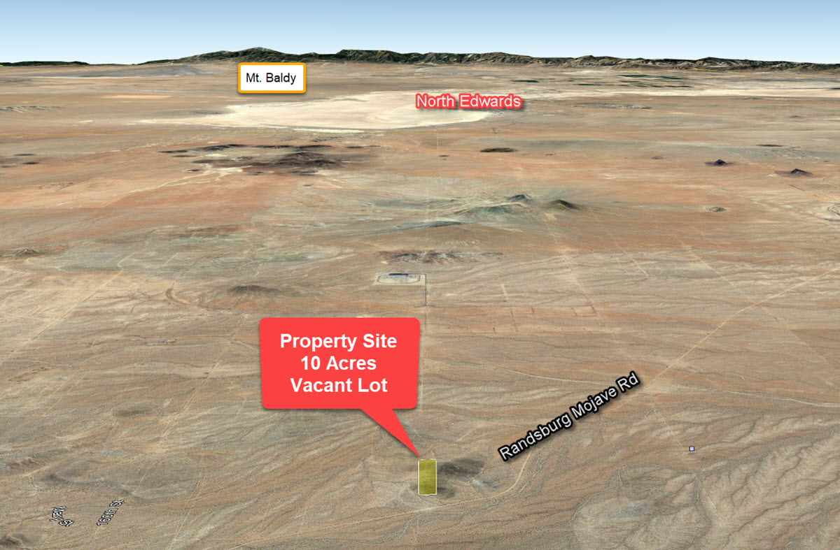 10 Acres Northeast of California City