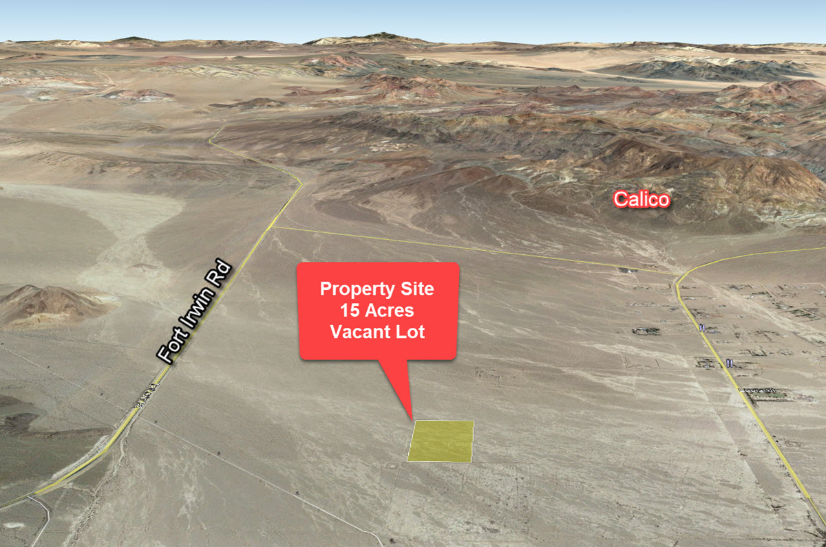 15 acres in Yermo