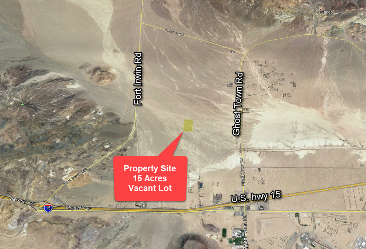 15 acres in Yermo