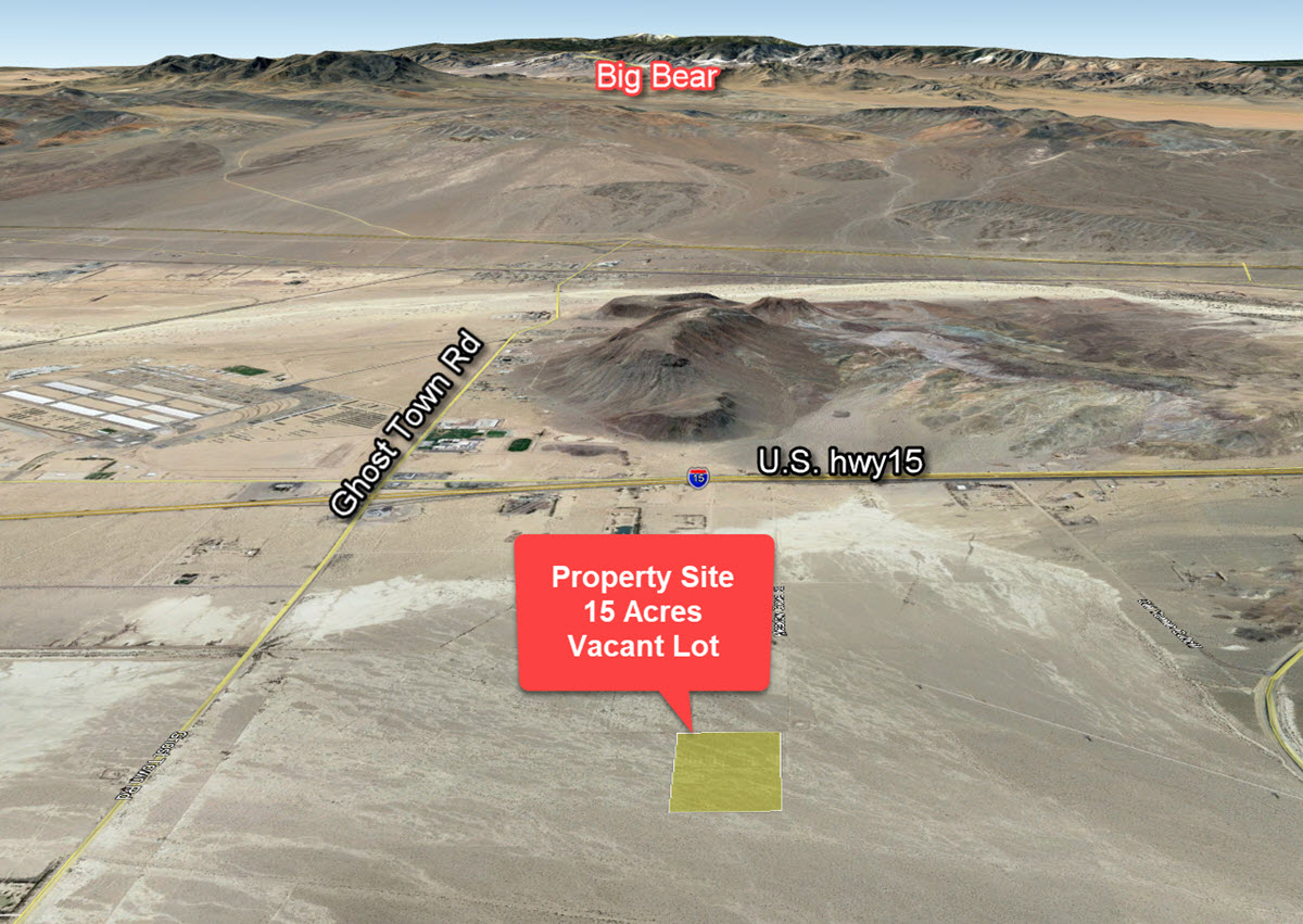15 acres in Yermo