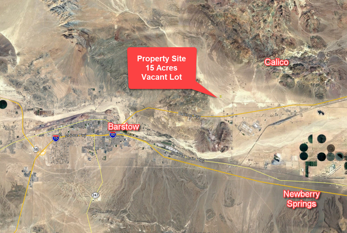 15 acres in Yermo