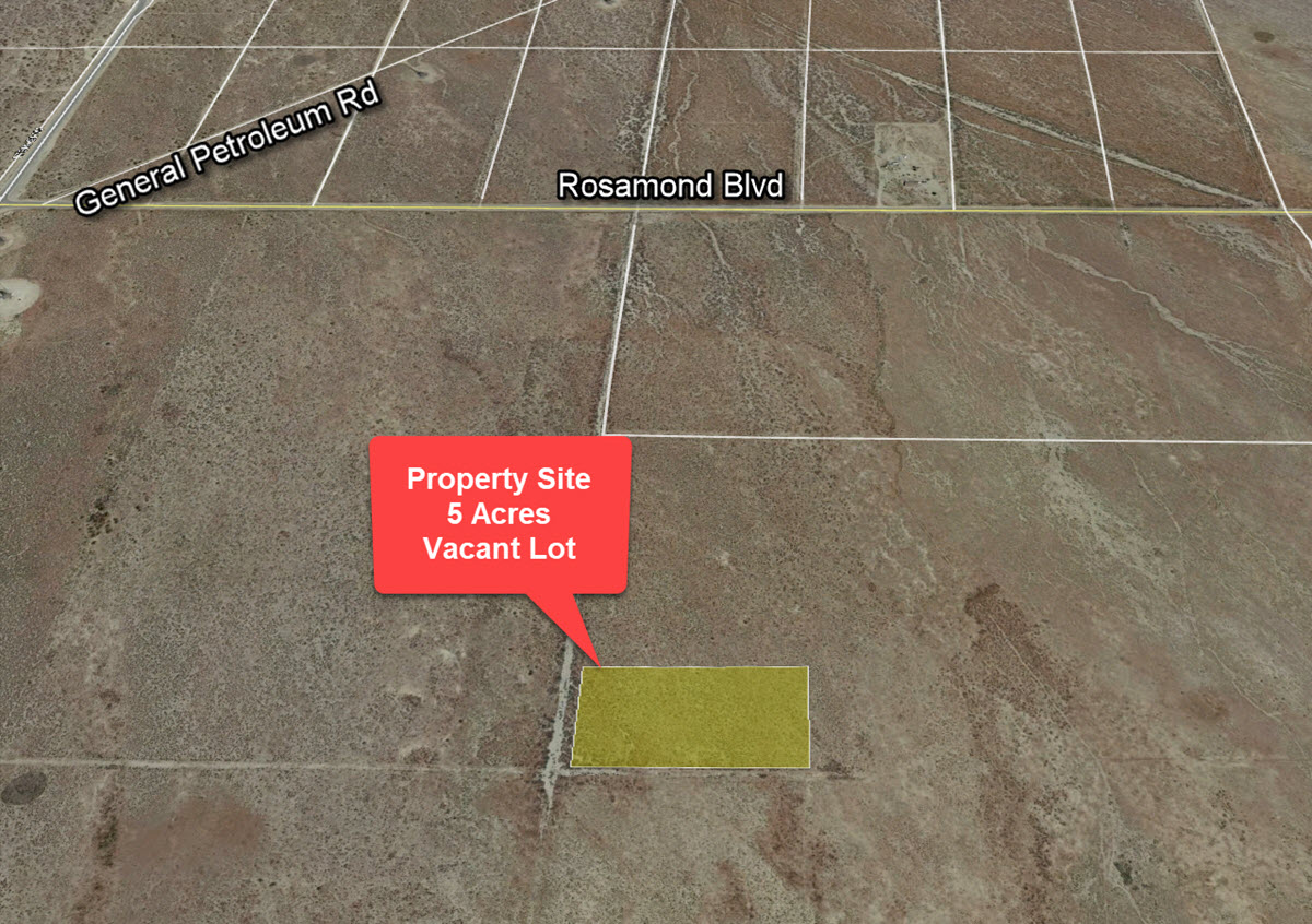 5 acres in Rosamond next to huge solar plants