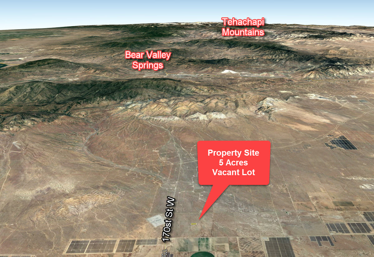 5 acres in Rosamond next to huge solar plants