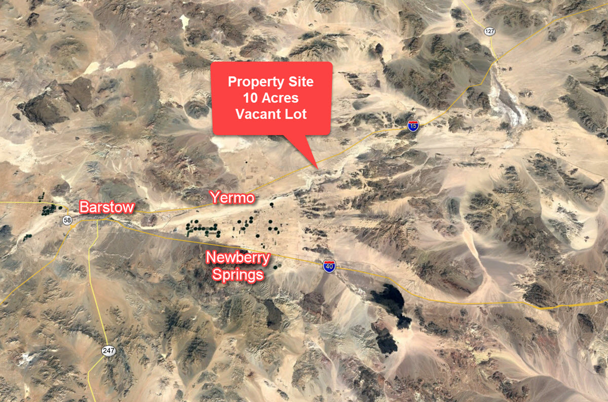 10 acres in North of Manix
