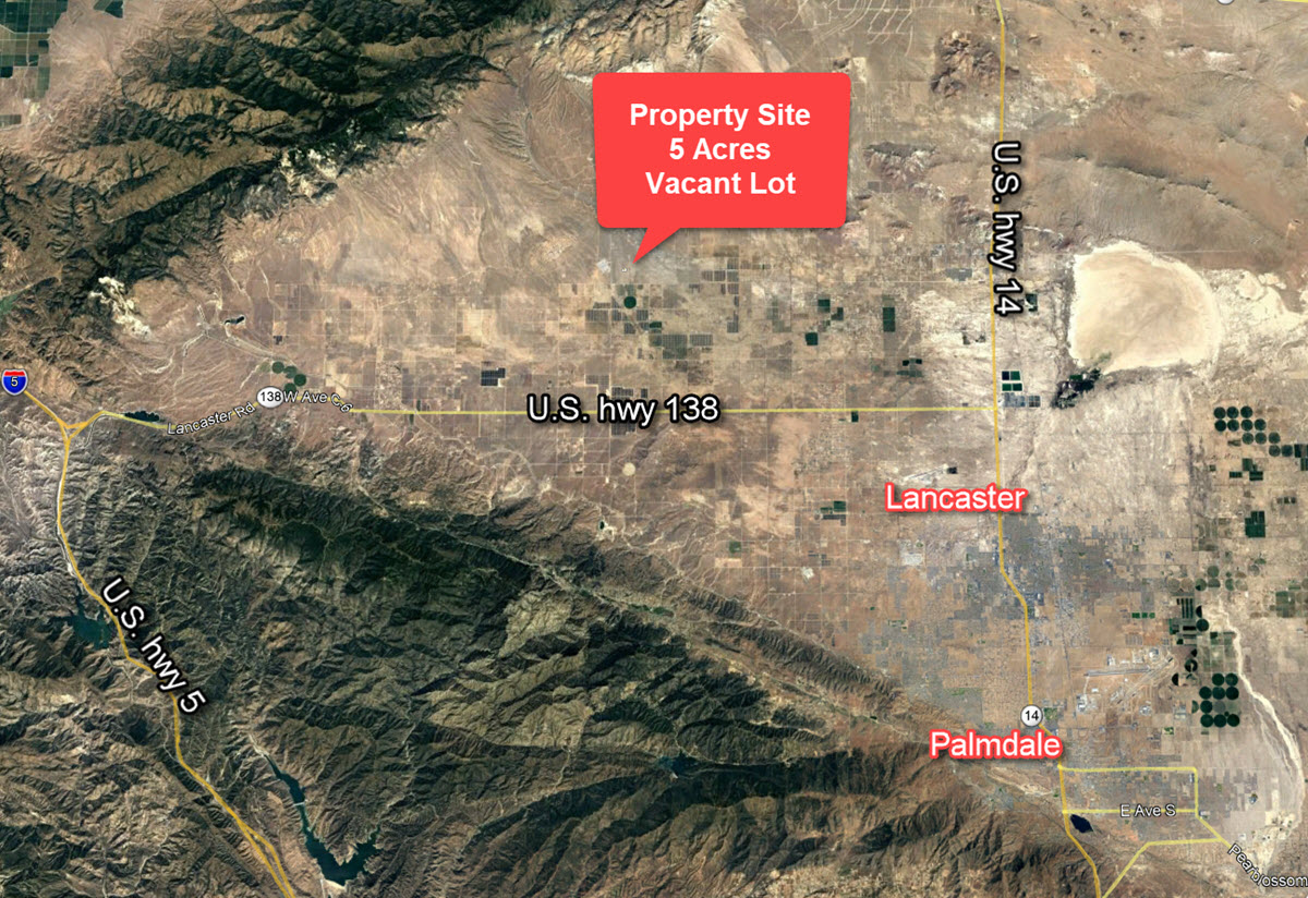 5 acres in Rosamond next to huge solar plants