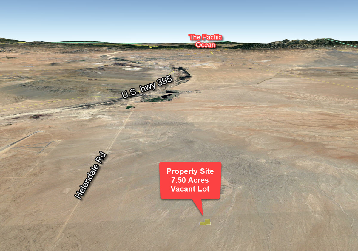 ImageOfProperty_Map2_Terrain_049302260 7.5 Acres in North of Helendale