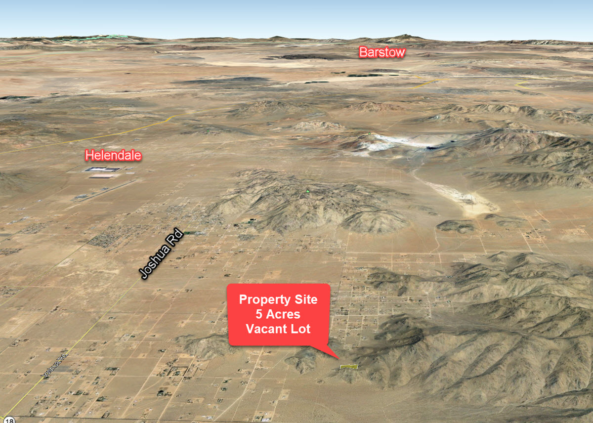 ImageOfProperty_Map1_Terrain_043610108 5 acres South of Thunderbird Ranches near Apple Valley