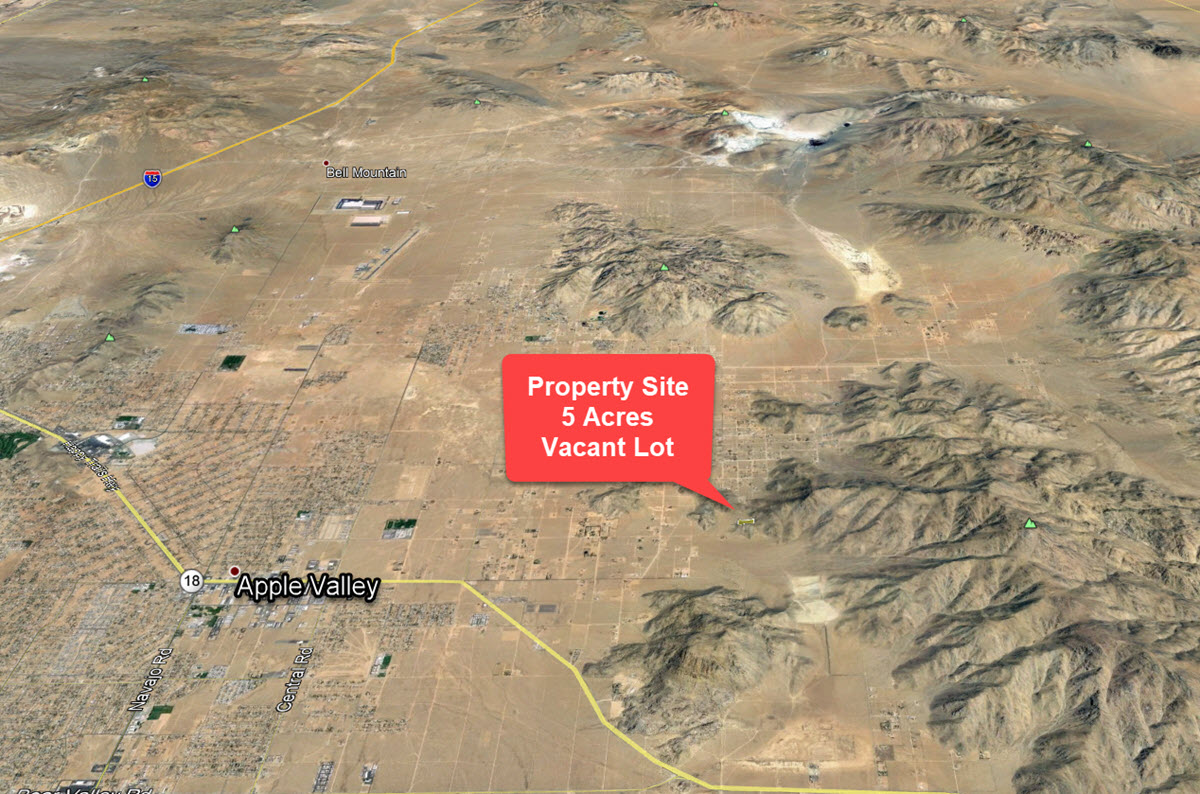 ImageOfProperty_Map2_043610108 5 acres South of Thunderbird Ranches near Apple Valley
