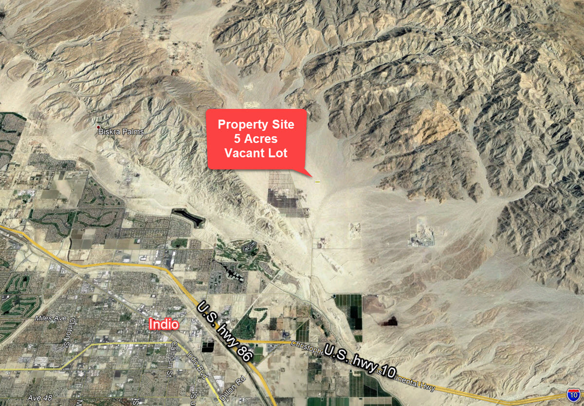 5 acres (Agricultural) in Indio