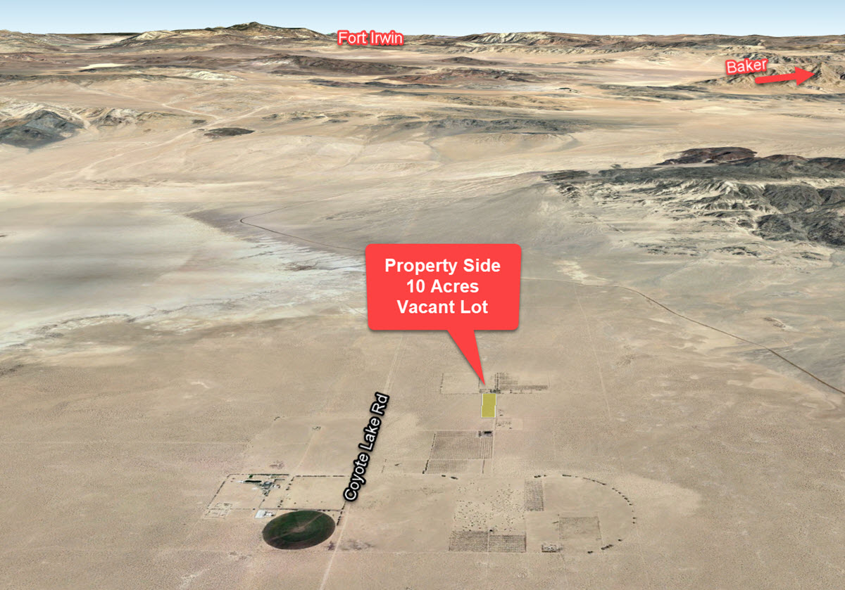 10 acres in Harvard near Manix and Yermo