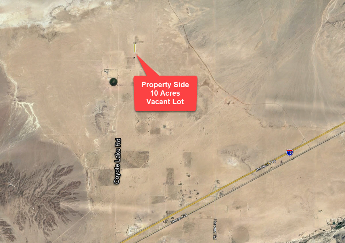 10 acres in Harvard near Manix and Yermo