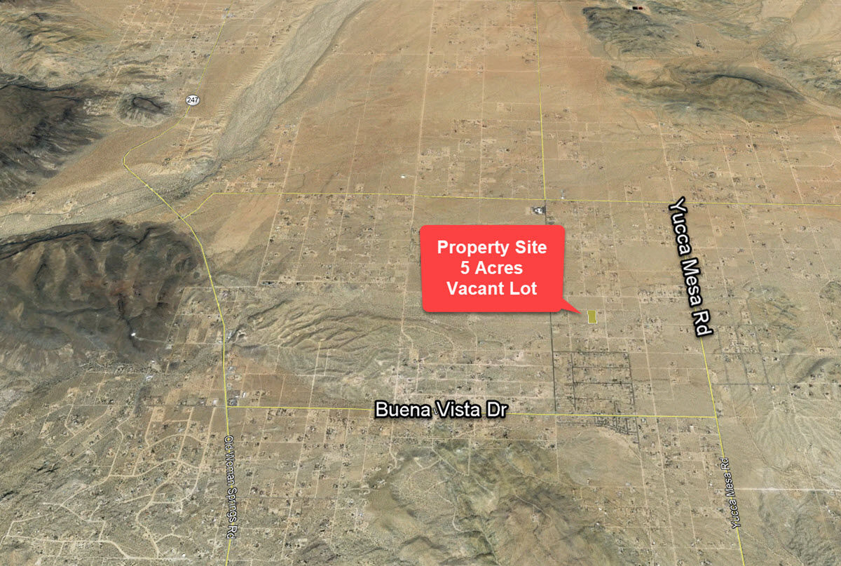 5 acres in Yucca Valley
