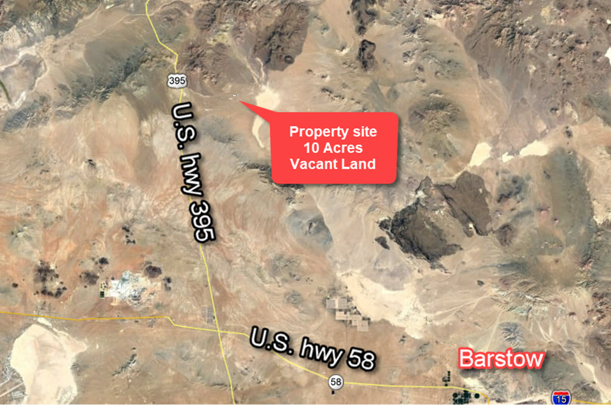 10 acres by Cuddeback Dry Lake Atolia, CA