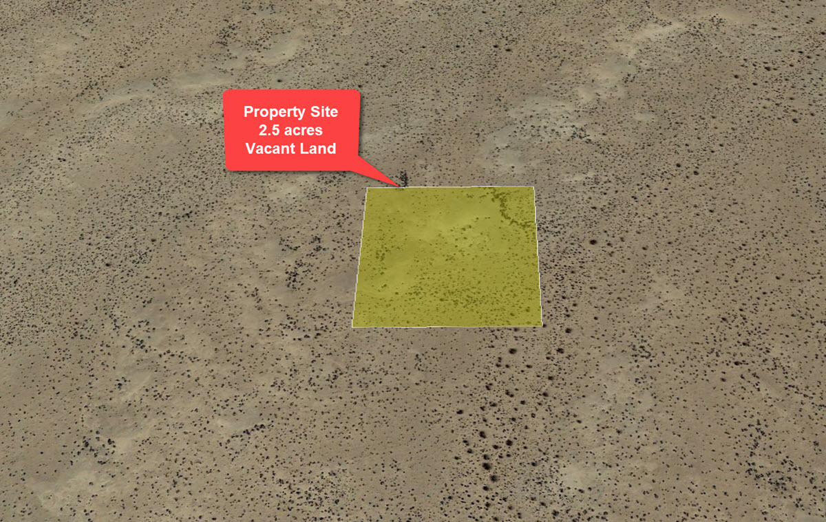 ImageOfProperty_Map1_048807539 2.5 Acres South of Highway 58 near Barstow