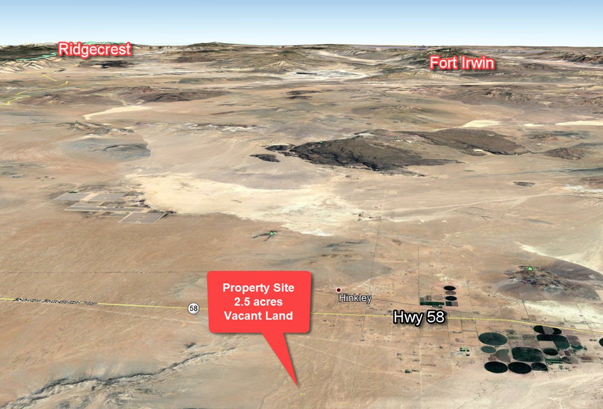 ImageOfProperty_Map1_Terrain_048807539 2.5 Acres South of Highway 58 near Barstow