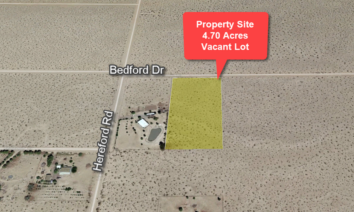 4.70 acres in Newberry Springs, CA