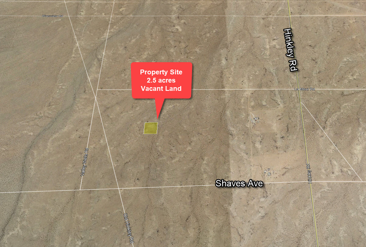 ImageOfProperty_Map2_048807539 2.5 Acres South of Highway 58 near Barstow