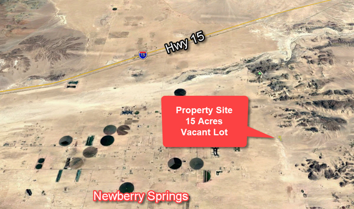 15 acres in Newberry Springs