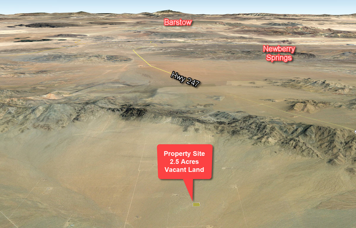 2.5 Acres in Lucerne Valley