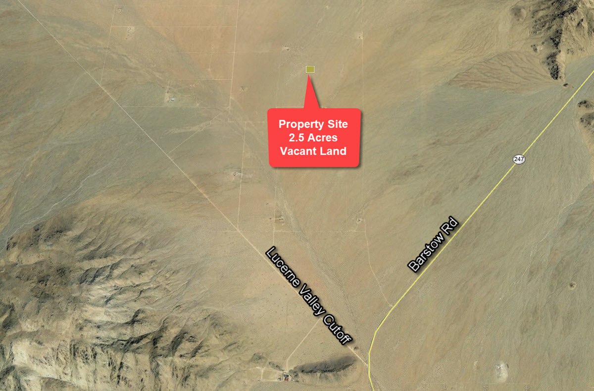 2.5 Acres in Lucerne Valley