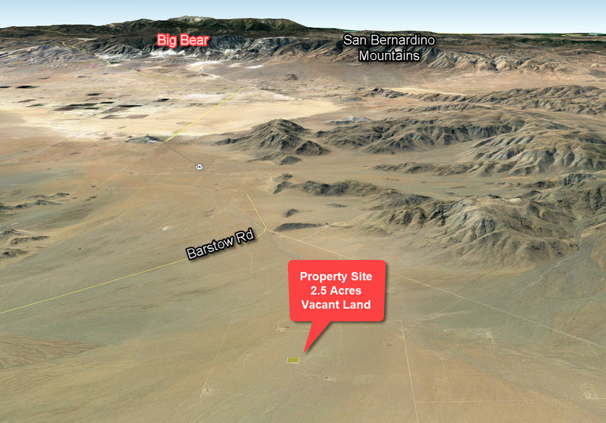 2.5 Acres in Lucerne Valley
