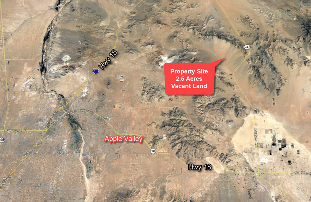 2.5 Acres in Lucerne Valley