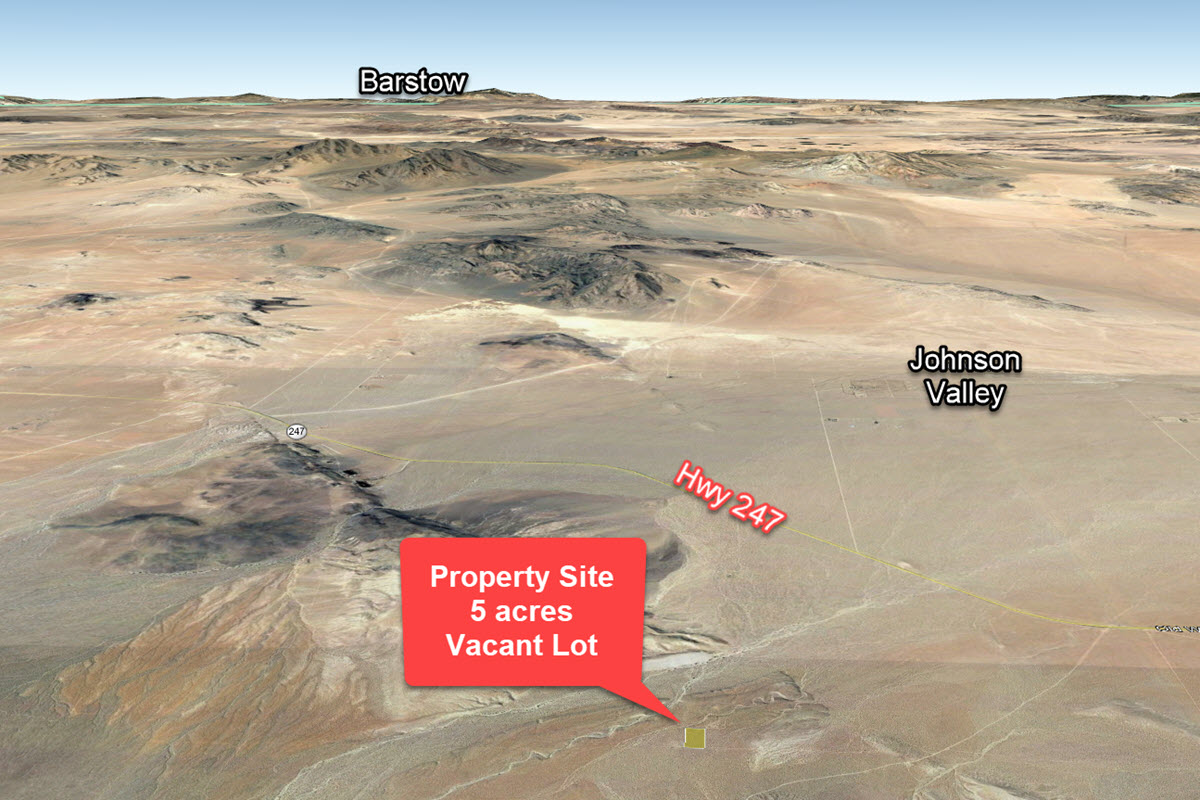 5 acres in Johnson Valley, CA