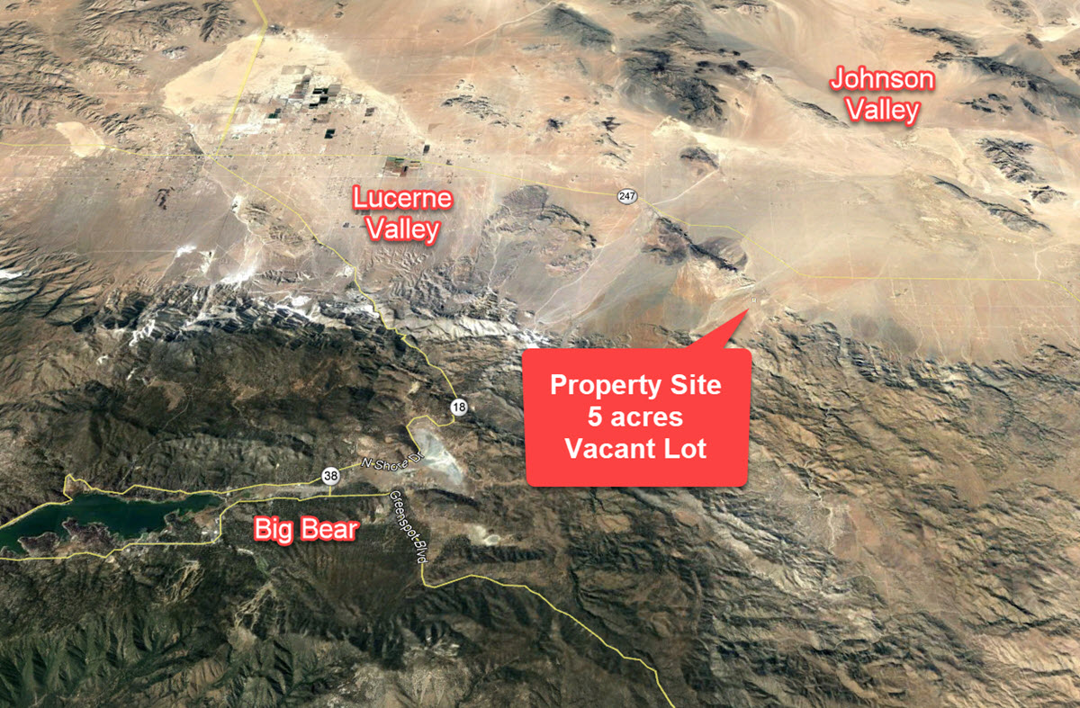 5 acres in Johnson Valley, CA