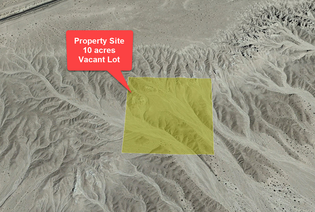 10 acres in Baker, CA