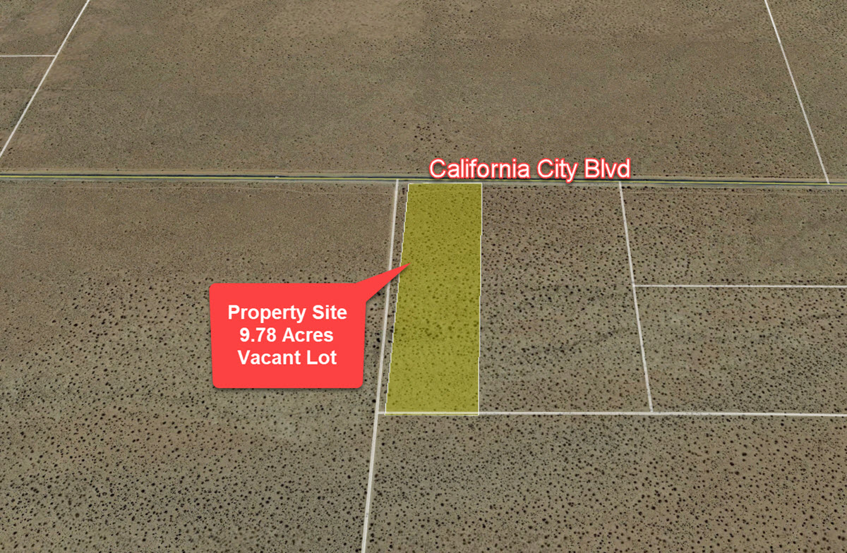 9.78 Acres in California City, CA