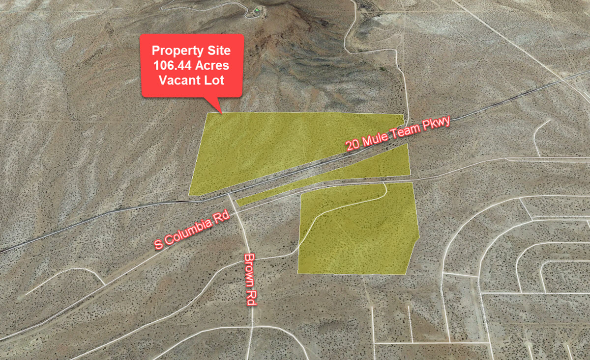 106.44 Acres in California City, CA