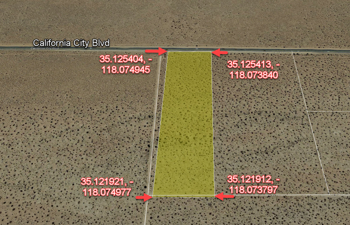ImageOfProperty_Map1_Coordinates_22520112 9.78 Acres in California City, CA