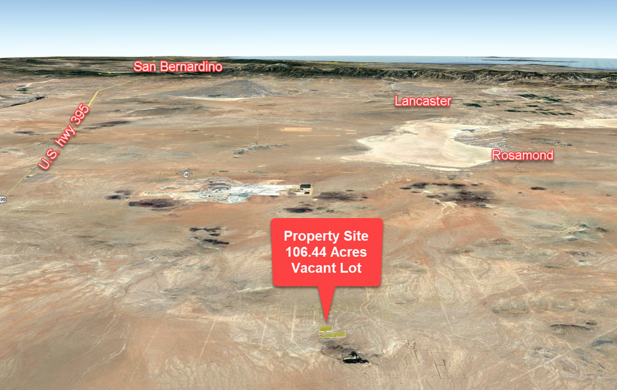 106.44 Acres in California City, CA
