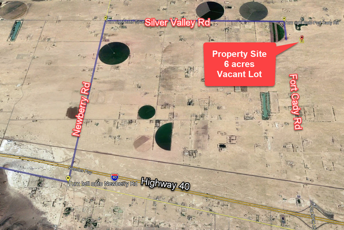 6.70 acres in Newberry Springs, CA