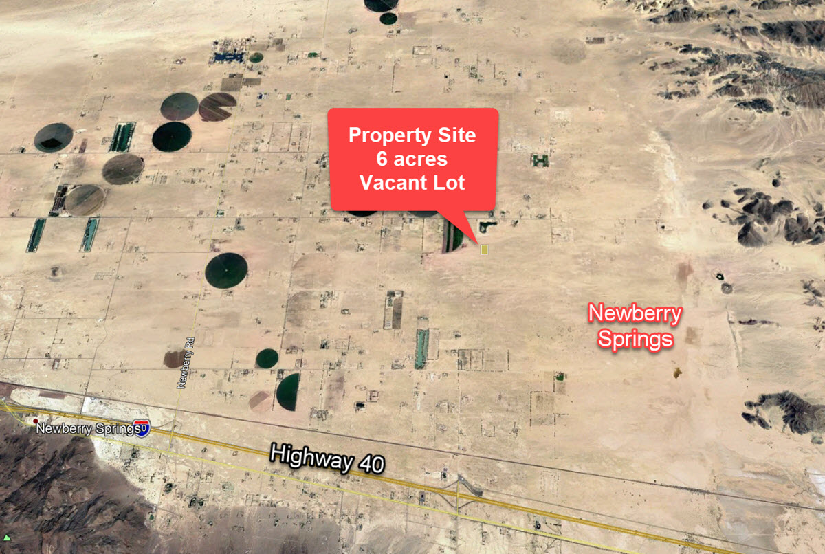 6.70 acres in Newberry Springs, CA