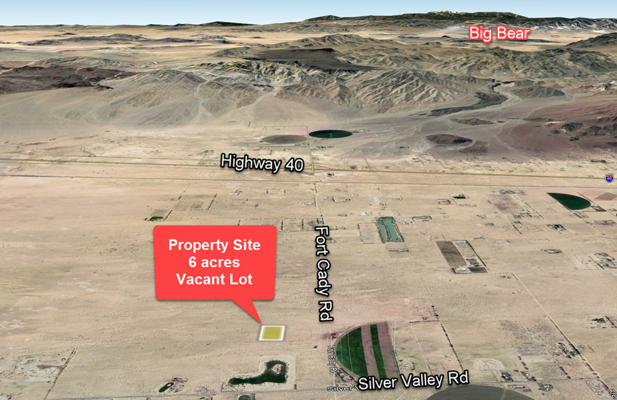 6.70 acres in Newberry Springs, CA