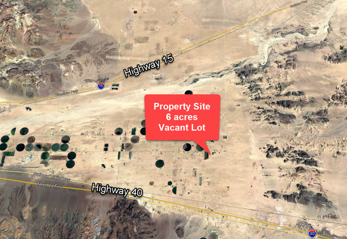 6.70 acres in Newberry Springs, CA