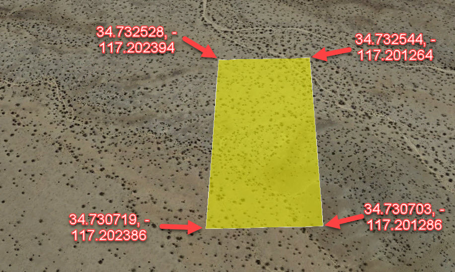 ImageOfProperty_Map1_Coordinates_041828105 5 acres, Wild Wash Rd & Hwy 15, near Helendale, CA