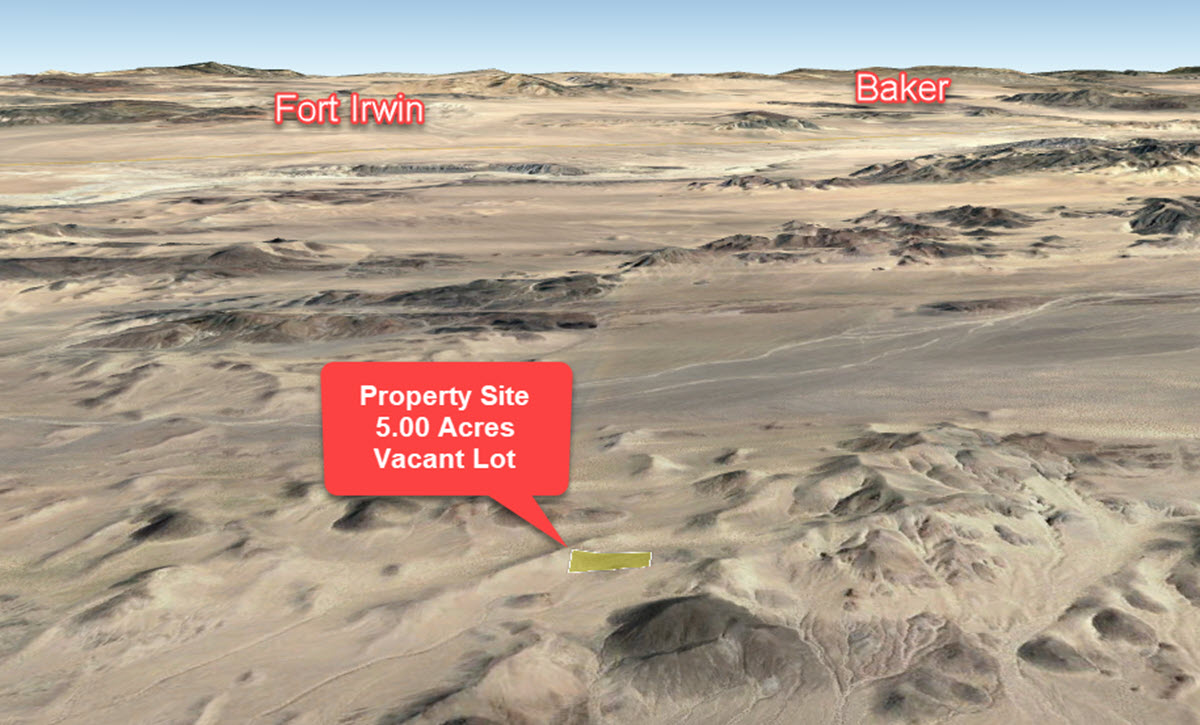 5 acres in Hector, CA